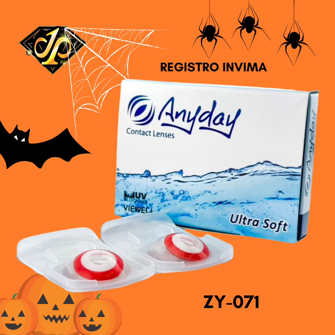 LENTES DE CONTACTO HALLOWEN # ID: 355