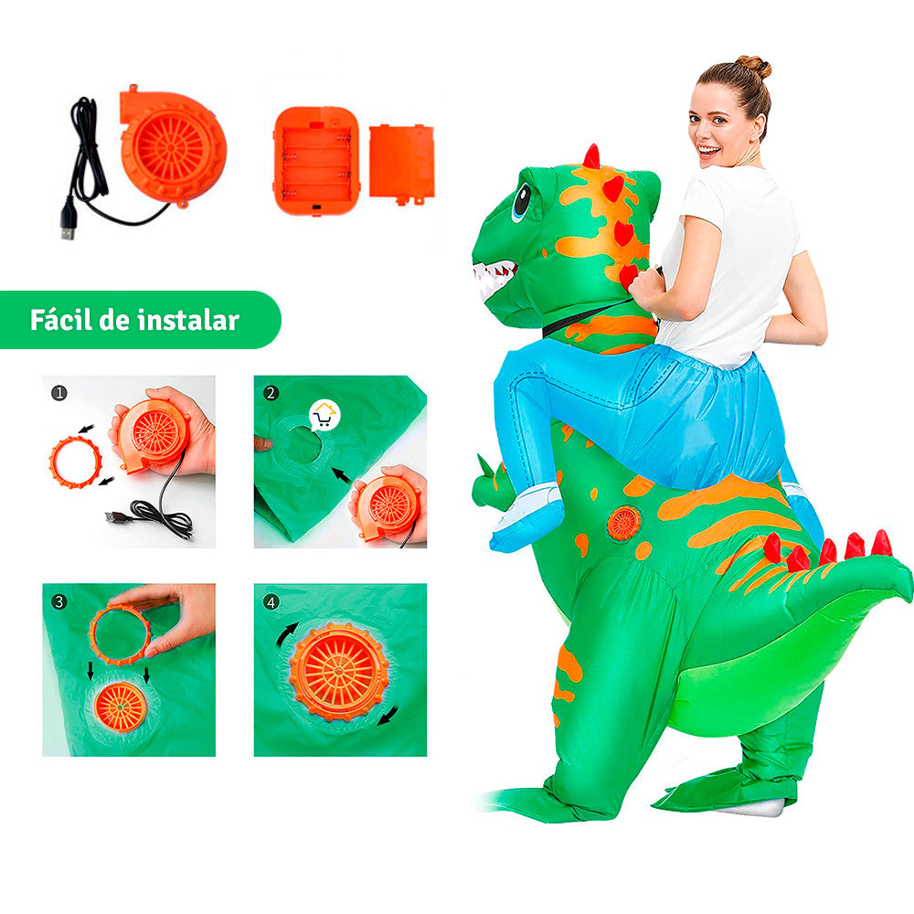 Disfraz De Dinosaurio T-Rex DIREX </br> # ID: 278