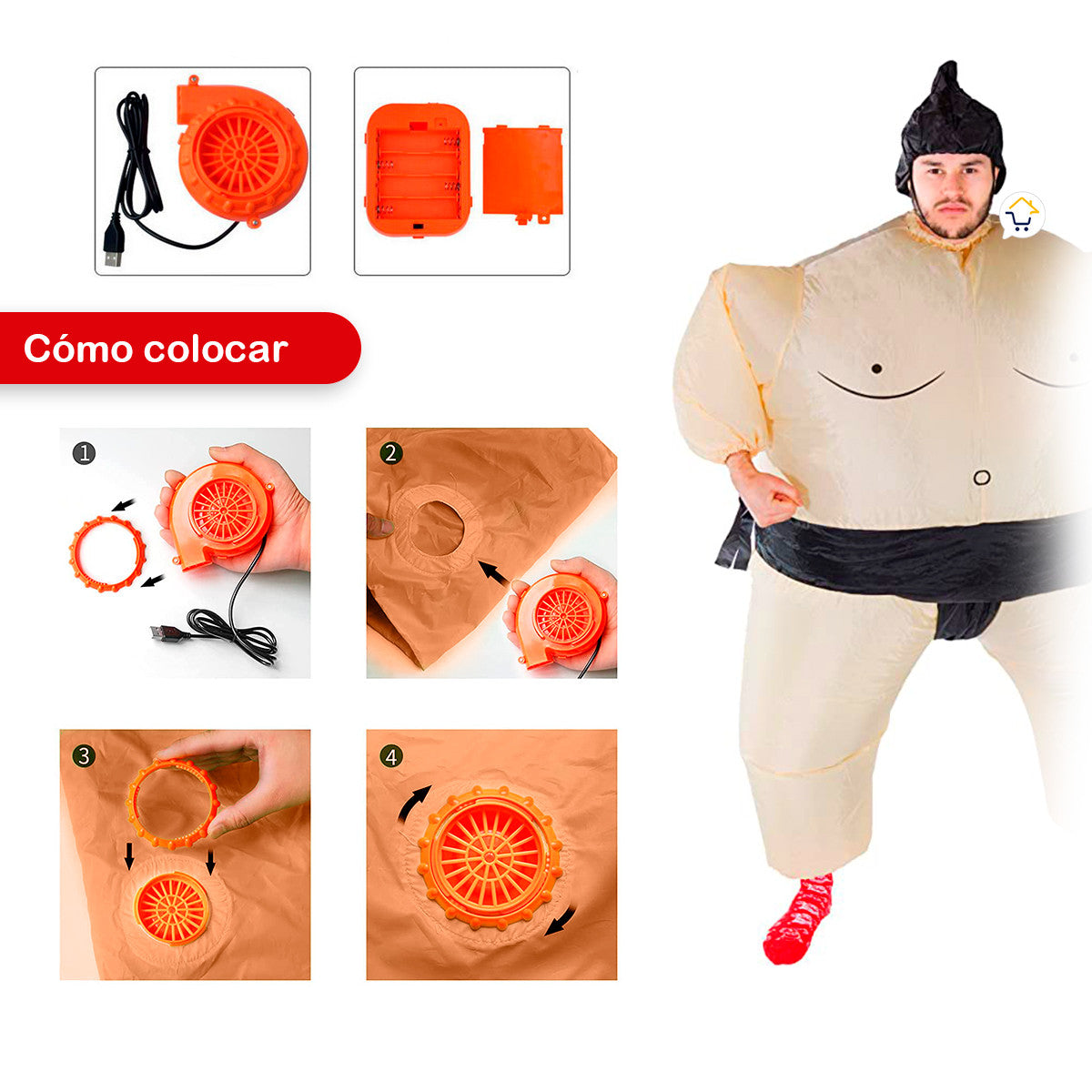 Disfraz Inflable Sumo Traje OF460 </br> # ID: 273