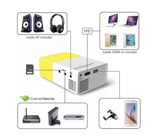 Mini Proyector Led Video Beam # ID: 349