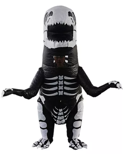 Disfraz Inflable De Esqueleto De Dinosaurio </br> # ID: 270