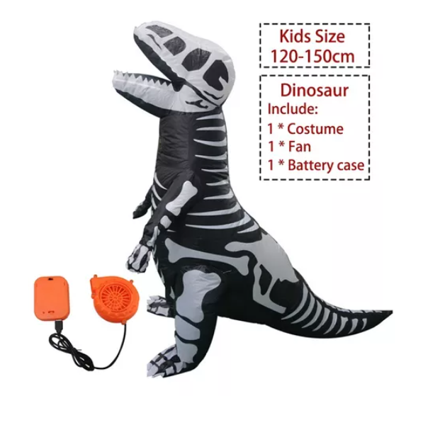 Disfraz Inflable De Esqueleto De Dinosaurio </br> # ID: 270