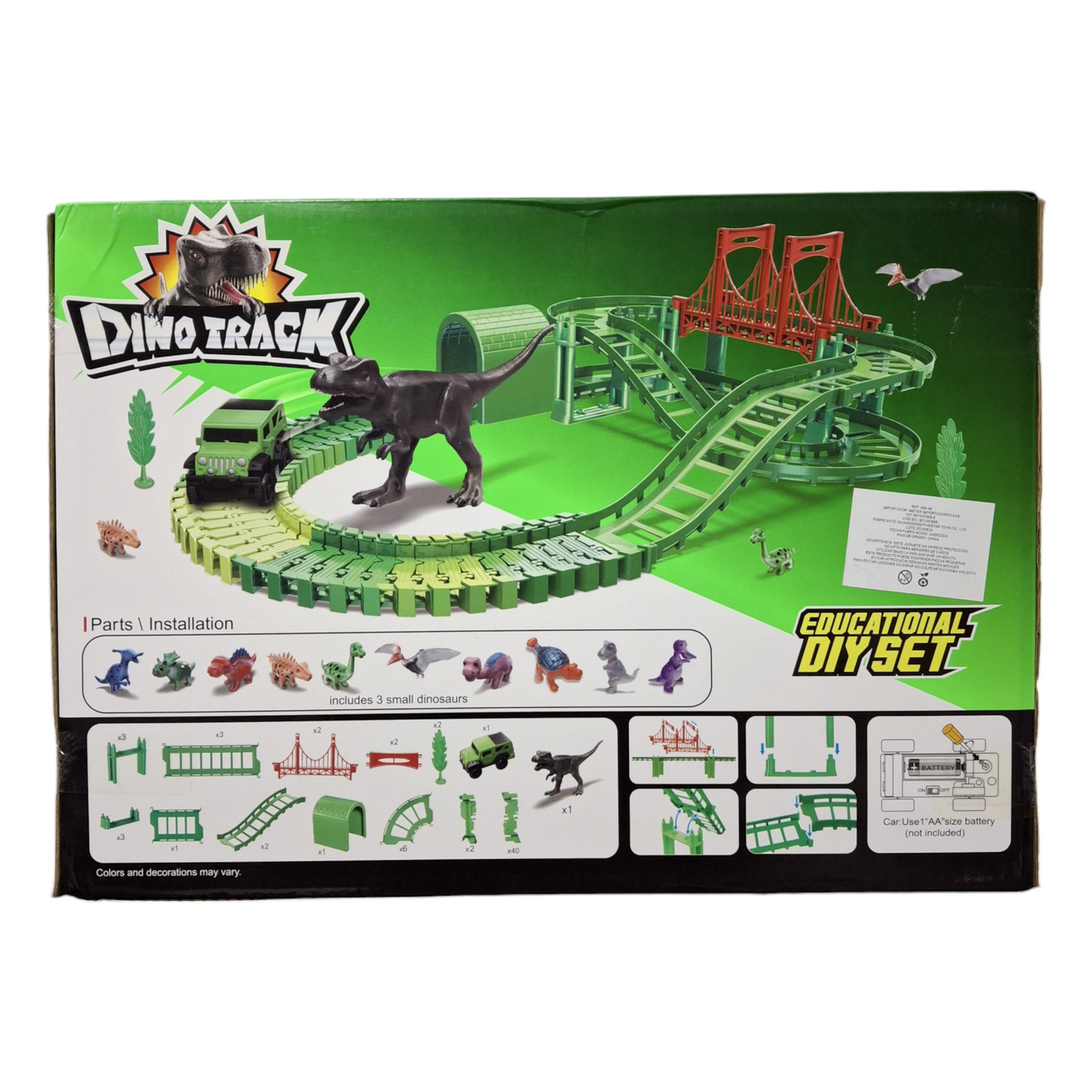 PISTA DINOSAURIOS CARROS 888-48 # ID: 358