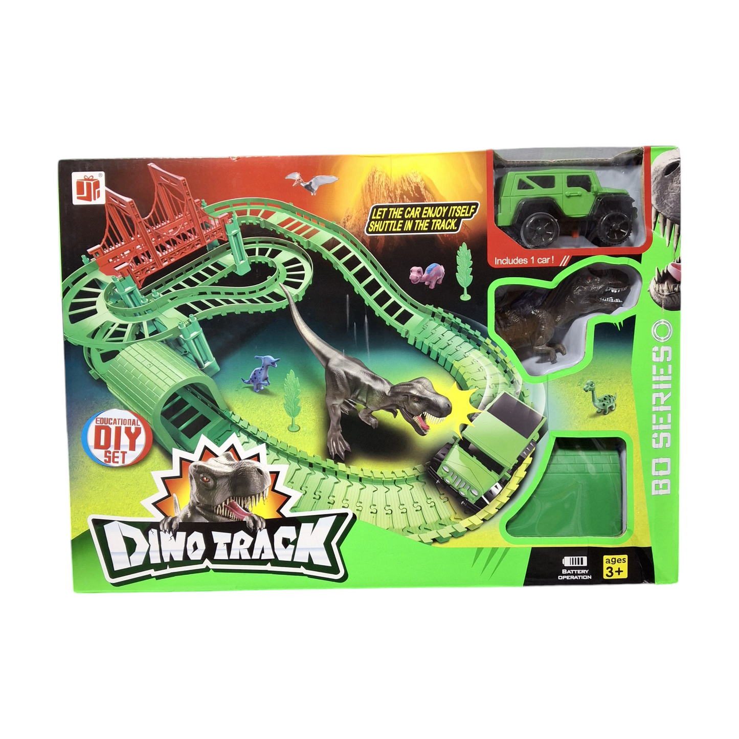 PISTA DINOSAURIOS CARROS 888-48 # ID: 358